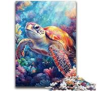 Jigsaws Puzzles 1000 Pieces for Teenagers Gifts Fantasy Turtle Puzzles for Teenagers,Unique Birthday And Gifts for And Age 14 Years Up (50x75cm)