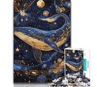 Jigsaws Puzzles 1000 Pieces for Teenagers Gifts Fantasy Whale Puzzles for Adults,Educational Games DIY Toys Great Gifts And Toys 26x38cm