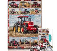 Jigsaws Puzzles 1000 Pieces for Teenagers Gifts Farm Implement Tractor,Help The Brain Exercise Addictive Toys to Cultivate Patience Artists Collection,Fine Art 75x50cm