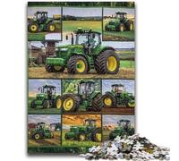 Jigsaws Puzzles 1000 Pieces for Teenagers Gifts Farm Implement Tractor Help The Brain Exercise Addictive Toys to Cultivate Patience Artists Collection, Fine Art 50x75cm