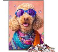 Jigsaws Puzzles 1000 Pieces for Teenagers Gifts Fashion Poodle, for 14+ Challenging Game As A Gift for The Whole Family And Friends (size 26x38cm)