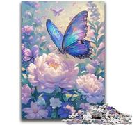 Jigsaws Puzzles 1000 Pieces for Teenagers Gifts Flower And Butterfly Adult Puzzles,Toys Educational Games Stress Relieving Unique Birthday And Gifts (26x38cm)