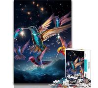 Jigsaws Puzzles 1000 Pieces for Teenagers Gifts Galactic Hummingbird,Challenging Game Toys Wall Decoration Unique Birthday And Xmas Gifts (38x26cm)