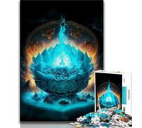Jigsaws Puzzles 1000 Pieces for Teenagers Gifts Galaxy Art Lotus 1000 Pieces for Teenagers,for Challenging Toy Game And Family Play (size 75x50cm)