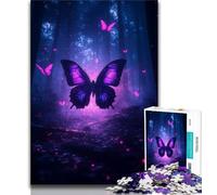 Jigsaws Puzzles 1000 Pieces for Teenagers Gifts Galaxy Butterfly,Learning Educational Toys Family Games Educational Game for Birthday,Chrismas (38x26cm)