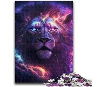Jigsaws Puzzles 1000 Pieces for Teenagers Gifts Galaxy Colorful Lion Help The Brain Exercise Addictive Toys to Cultivate Patience A Work of Art 26x38cm
