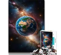 Jigsaws Puzzles 1000 Pieces for Teenagers Gifts Galaxy Fantasy Planet Puzzles,Game Toys Every Piece Is Unique - Challenging Family Fun Game (size 75x50cm)