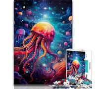 Jigsaws Puzzles 1000 Pieces for Teenagers Gifts Galaxy Octopus Puzzles,Game Toys Every Piece Is Unique - Challenging Family Fun Game (size 38x26cm)