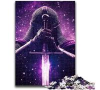 Jigsaws Puzzles 1000 Pieces for Teenagers Gifts Galaxy Space Warrior Relax Games Educational Game for Birthday, Chrismas for And Age 14 Years Up 50x75cm