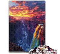 Jigsaws Puzzles 1000 Pieces for Teenagers Gifts Galaxy Waterfall Landscape 1000 Piece Puzzle,Educational Games Home Decoration Birthday Present, Gifts, Wall Art (75x50cm)