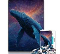 Jigsaws Puzzles 1000 Pieces for Teenagers Gifts Galaxy Whale,Toys Educational Games Stress Relieving Unique Home Decor And Gifts (38x26cm)