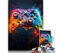 Jigsaws Puzzles 1000 Pieces for Teenagers Gifts Gaming Controller Colorful Adult Jigsaw,Family Educational Games Home Decoration Gift (size 38x26cm)