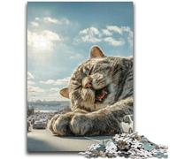 Jigsaws Puzzles 1000 Pieces for Teenagers Gifts Giant Cat 1000 Piece Puzzle,Perfect for Game Nights, Colorful Toy for Home Gift (38x26cm)
