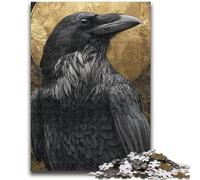 Jigsaws Puzzles 1000 Pieces for Teenagers Gifts Golden Crow Puzzles for Adults,Fun Games Wall Decoration Unique Birthday And Xmas Gifts (50x75cm)