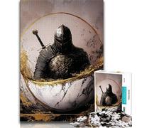 Jigsaws Puzzles 1000 Pieces for Teenagers Gifts Golden Knights,Toys Educational Games Stress Relieving Unique Home Decor And Gifts (75x50cm)