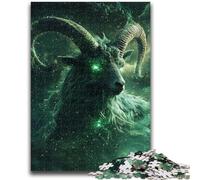 Jigsaws Puzzles 1000 Pieces for Teenagers Gifts Green Goat 1000 Piece Jigsaw,Unique Birthday And Gifts for Age 14 Years Up (38x26cm)