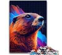 Jigsaws Puzzles 1000 Pieces for Teenagers Gifts Groundhog Marmot for Age 14+ Quiz Game Fun at Home Activities, Birthday Present,Travel Gifts 50x75cm