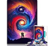 Jigsaws Puzzles 1000 Pieces for Teenagers Gifts Intergalactic Couple 1000 Pieces for Teenagers,Quiz Game for Is Ideal As A Gift for The Whole Family (size 75x50cm)