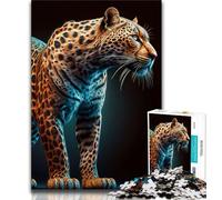 Jigsaws Puzzles 1000 Pieces for Teenagers Gifts Jaguar 1000 Pieces for Teenagers,Quiz Game for Is Ideal As A Gift for The Whole Family (size 38x26cm)