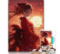 Jigsaws Puzzles 1000 Pieces for Teenagers Gifts Japanese Anime Girls Teenager Jigsaw,Stress Reliever Staycation Kill Time Home Decoration Toys 38x26cm