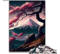 Jigsaws Puzzles 1000 Pieces for Teenagers Gifts Japanese Cherry Blossoms, Help The Brain Exercise Addictive Toys to Cultivate Patience Perfect Decoration (Size 50x75cm)