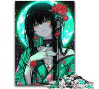 Jigsaws Puzzles 1000 Pieces for Teenagers Gifts Japanese Geisha Teenager Jigsaw,Vibrant And Unique Design Relaxing & Challenging Puzzle Experience (50x75cm)