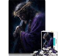 Jigsaws Puzzles 1000 Pieces for Teenagers Gifts Jesus 1000 Piece Puzzle,family Fun Games Is Ideal As A Gift for The Whole Family (size 38x26cm)
