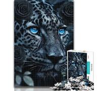 Jigsaws Puzzles 1000 Pieces for Teenagers Gifts Jungle Cheetah Adult Puzzles,Decompressing Intellectual Educational Toy Perfect Decoration 26x38cm