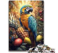 Jigsaws Puzzles 1000 Pieces for Teenagers Gifts Jungle Parrot Difficult Hard Gifts for Friends And Family Suitable for And 14 26x38cm