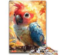Jigsaws Puzzles 1000 Pieces for Teenagers Gifts Jungle Parrot Help The Brain Exercise Addictive Toys to Cultivate Patience A Work of Art 26x38cm