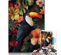 Jigsaws Puzzles 1000 Pieces for Teenagers Gifts Jungle Toucan 1000 Piece Puzzle,family Fun Games Is Ideal As A Gift for The Whole Family (size 75x50cm)