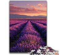 Jigsaws Puzzles 1000 Pieces for Teenagers Gifts Lavender Garden Help The Brain Exercise Addictive Toys to Cultivate Patience A Work of Art 26x38cm
