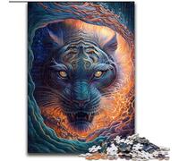 Jigsaws Puzzles 1000 Pieces for Teenagers Gifts Lynx, Help The Brain Exercise Addictive Toys to Cultivate Patience Perfect Decoration (Size 50x75cm)