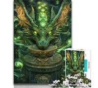 Jigsaws Puzzles 1000 Pieces for Teenagers Gifts Magic Dragon,Help The Brain Exercise Addictive Toys to Cultivate Patience Artists Collection,Fine Art 38x26cm