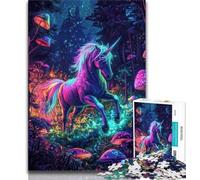 Jigsaws Puzzles 1000 Pieces for Teenagers Gifts Magic Unicorn Teenager Jigsaw,learning Educational for Is Ideal As A Gift for The Whole Family 38x26cm