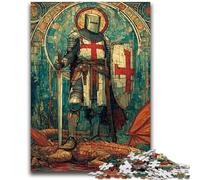 Jigsaws Puzzles 1000 Pieces for Teenagers Gifts Majestic Knight Puzzles for Teenagers,Educational Games DIY Toys Great Gifts And Toys (38x26cm)