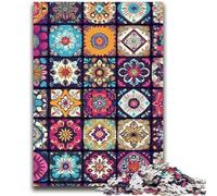 Jigsaws Puzzles 1000 Pieces for Teenagers Gifts Mandala Flower Collage Puzzles for Teenagers,Educational Games DIY Toys Great Gifts And Toys (75x50cm)