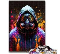 Jigsaws Puzzles 1000 Pieces for Teenagers Gifts Masked for Age 14+ Quiz Game Fun at Home Activities, Birthday Present,Travel Gifts 50x75cm