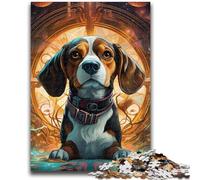 Jigsaws Puzzles 1000 Pieces for Teenagers Gifts Mechanical Dog Adult Puzzles,Toys Educational Games Stress Relieving Unique Birthday And Gifts (75x50cm)
