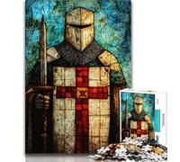 Jigsaws Puzzles 1000 Pieces for Teenagers Gifts Medieval Knights, Challenging To Complete But Fun And Humorous,is Ideal As Gifts for The Whole Family for Age 14+ 38x26cm