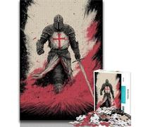 Jigsaws Puzzles 1000 Pieces for Teenagers Gifts Medieval Knights Puzzles for Adults,Educational Games DIY Toys Great Gifts And Toys 26x38cm