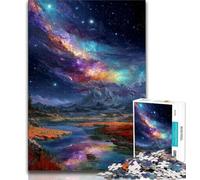 Jigsaws Puzzles 1000 Pieces for Teenagers Gifts Milky Way Universe Galaxy,Toys Educational Games Stress Relieving Unique Home Decor And Gifts 38x26cm