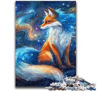 Jigsaws Puzzles 1000 Pieces for Teenagers Gifts Mysterious Fox Challenging To Complete But Fun And Humorous Unique Birthday And Gifts 50X75CM