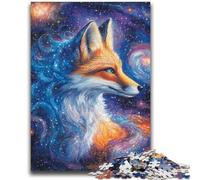 Jigsaws Puzzles 1000 Pieces for Teenagers Gifts Mysterious Fox for Age 14+ Educational Games For Adults And Teenagers Artwork Gift 26X38CM
