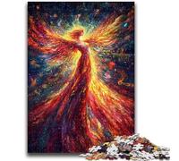 Jigsaws Puzzles 1000 Pieces for Teenagers Gifts Mysterious Phoenix Girl Challenging Game And Family Play Educational Game for Birthday, Chrismas 50x75cm
