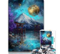 Jigsaws Puzzles 1000 Pieces for Teenagers Gifts Mysterious Torii Gate,Help The Brain Exercise Addictive Toys to Cultivate Patience Artists Collection,Fine Art 38x26cm