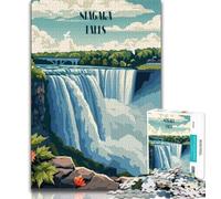 Jigsaws Puzzles 1000 Pieces for Teenagers Gifts Niagara Falls,Challenging To Complete But Fun And Humorous Birthday Present,Gifts,Wall Art (38x26cm)