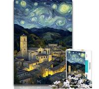Jigsaws Puzzles 1000 Pieces for Teenagers Gifts Night Sky City Cityscape,Toys Educational Games Stress Relieving Unique Home Decor And Gifts (38x26cm)