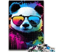 Jigsaws Puzzles 1000 Pieces for Teenagers Gifts Panda Animal PopArt for Age 14+ Quiz Game Fun at Home Activities, Birthday Present,Travel Gifts 50x75cm