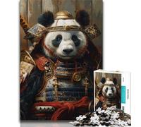 Jigsaws Puzzles 1000 Pieces for Teenagers Gifts Panda Warrior 1000 Piece Puzzle,Educational Stress Relief Toy Gifts for Friends And Family 26x38cm